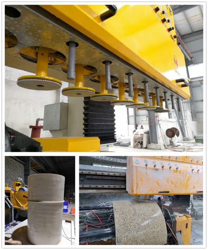 Máquina de polonês circular da laje do PLC para processar a coluna oca