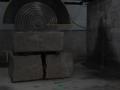 Cortador de blocos multilâminas para pontes, cortador de blocos de granito e mármore