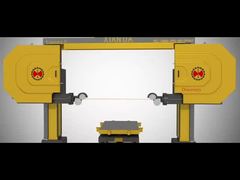 Máquina de Serra de Fio Diamantado CNC de 5 Eixos para Pedra de Descoberta