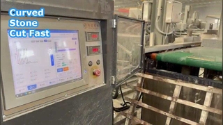 Corte de pedra curvada com serra de fio CNC mais rápida