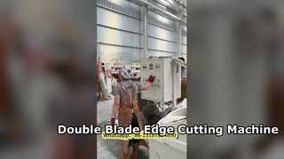 Máquina de corte de borda de lâmina dupla de alta precisão para corte de laje de coluna e processamento de coluna de pedra