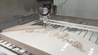 Roteador de escultura em pedra 3D CNC de 5 eixos
