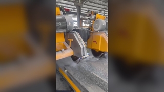 Máquina de corte de borda de quatro fatias para laje de coluna