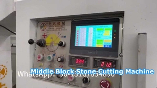 O tipo pesado de bloco médio viu equipamento automático de corte de bloco de pedra