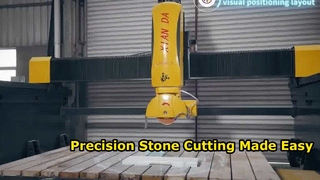 Xianda Trend 600 e Promova 600 Serra de Ponte CNC de 5 Eixos | Molde de pedra artificial e bancada de quartzo Pro