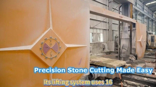 Máquina de serra de fio diamantado CNC de 4 eixos CRM‑3500 | Máquina de corte de coluna romana de pedra e laje de arco