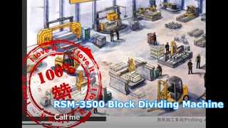 Máquina divisora ​​de blocos RSM-3500