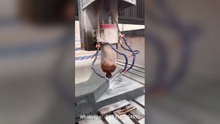 Máquina de escultura em pedra planar CNC para design de padrão de pedra personalizado e gravação de superfície