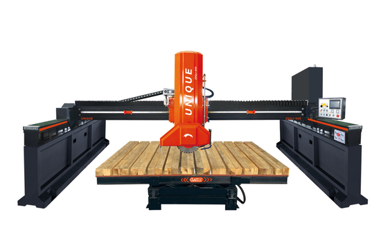 qualidade  Infrared Automatic Stone Slab Bridge Saw Cutting Machine 21kw fábrica