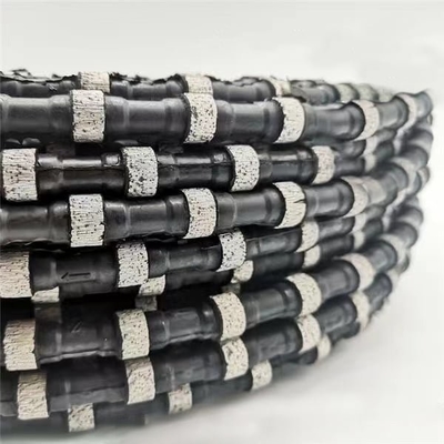 ferramentas de 11.5mm Diamond Marble Wire Saw Quarrying a cortar a rocha de pedra dura