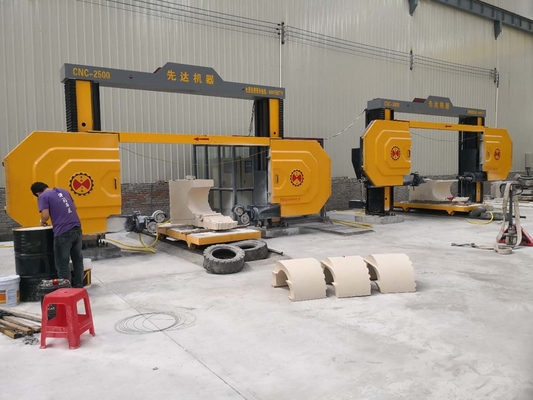 CNC de alta velocidade Diamond Wire Saw Machine de API Certified para cortar