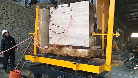 15T CNC Diamond Wire Saw Machine para o corte rápido