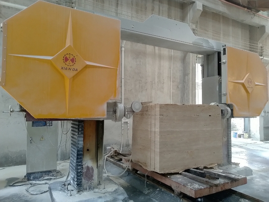 CNC Diamond Wire Saw Machine de 4 linhas centrais para processar o granito & o mármore