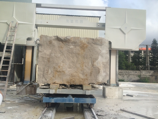 Bloco do corte da pedra do CNC que veste o quartzo do mármore do granito de Diamond Wire Saw Machine For