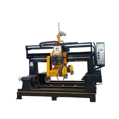 Máquina de corte de pedra linear 15kw do perfil de 3 linhas centrais