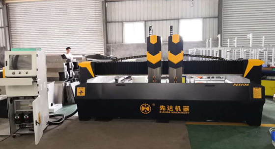 Máquina de escultura em pedra plana CNC para processamento de granito