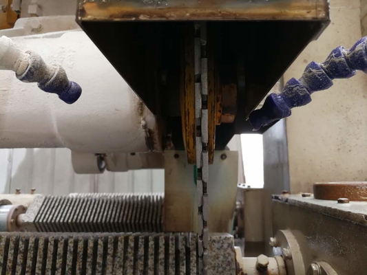 Máquina de corte de pedra do PLC & do CNC da máquina de corte do balaústre de dois PCes