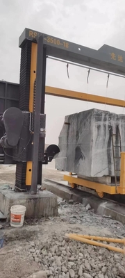 Máquina de divisão de blocos PLC para processamento de mármore e granito