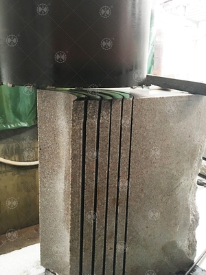 Máquina de corte de pedra de quatro cilindros para lâminas de coluna