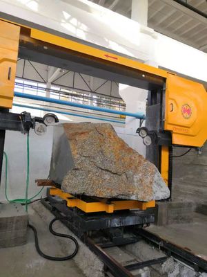 5 eixo CNC Diamond Wire Saw Stone Cutting Machine para moldear lajes de mármore de granito