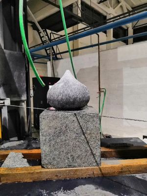 5 eixo CNC Diamond Wire Saw Stone Cutting Machine para moldear lajes de mármore de granito