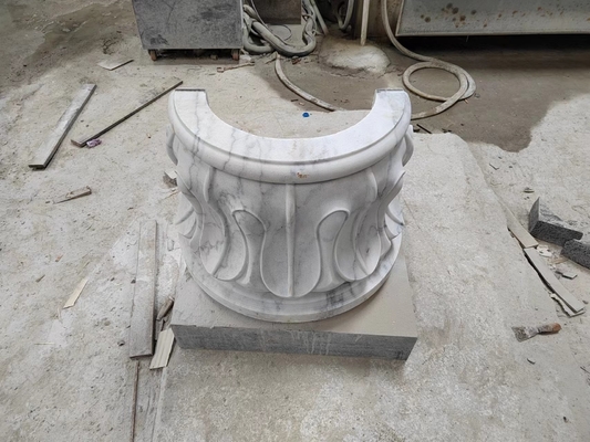 Máquina de escultura de colunas de lajes de arco de 4 eixos para mármore Ganite Bulestone Jade Agate
