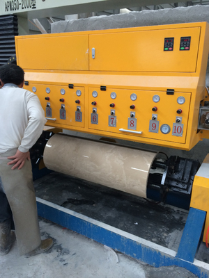 Máquina de polimento de lajes circulares AC de 30 kW para perfis de coluna