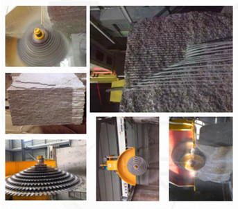 Máquina de corte de blocos AC para cortar granito e mármore
