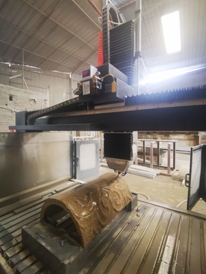 Máquina de escultura em pedra de placas e colunas de arco de 4 eixos de precisão