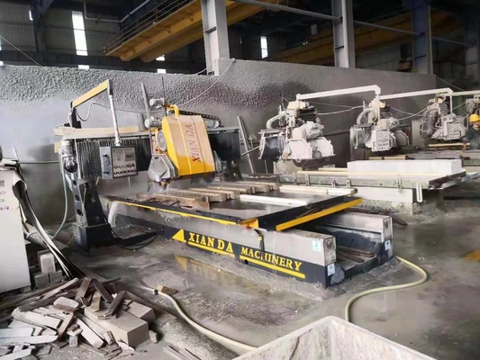 Máquina de corte de perfil linear de material de pedra eficiente