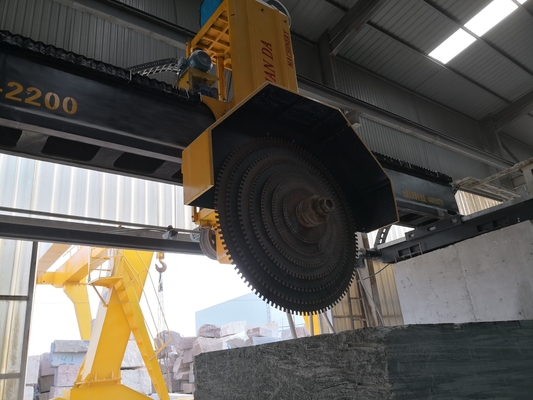Máquina de processamento de granito de mármore de bloco médio de pedra de tipo pesado