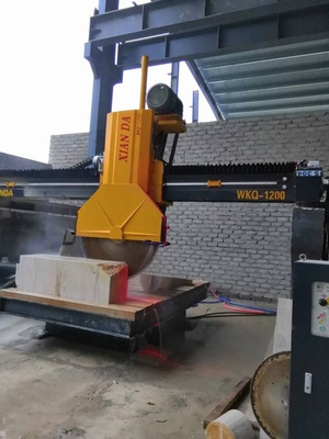 Máquina de processamento de granito de mármore de bloco médio de pedra de tipo pesado