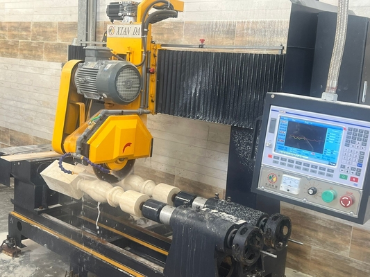 Máquina de corte de baluster de alta precisão de dois PC com alimentação AC