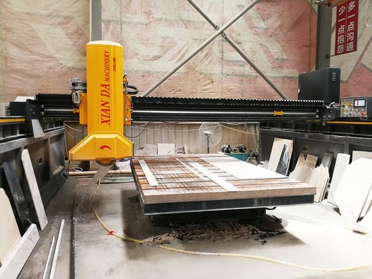 Máquina de corte de pontes infravermelhas para processamento de grandes placas de granito e mármore