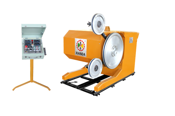 Máquina de serra de fios de pedreira para corte de blocos de mármore, granito e quartzo