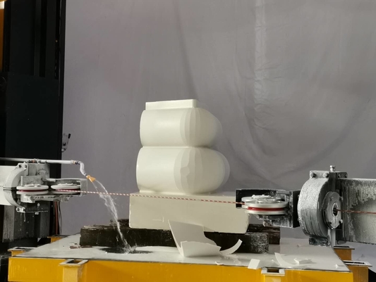 Máquina de serrar fios de diamante CNC de 5 eixos para formas 3D