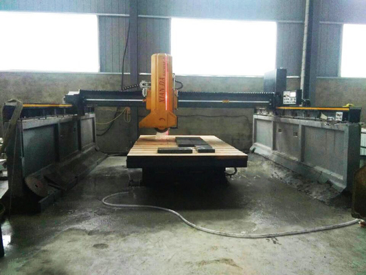 Máquina de corte de pedra de ponte infravermelha de precisão com motor de 15/18.5/22kw