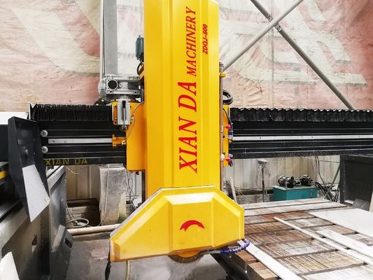 Máquina de corte de pedra de ponte infravermelha de precisão com motor de 15/18.5/22kw