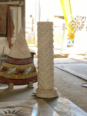 Máquina de escultura de coluna de 4 eixos de alta precisão