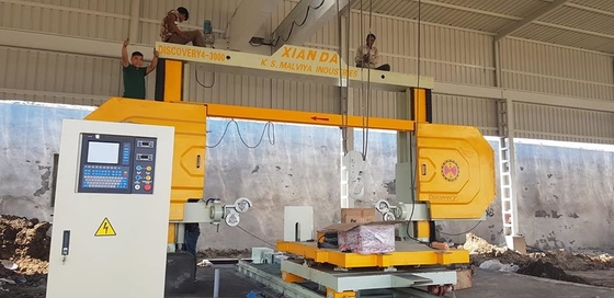 Serra de fio de diamante de mármore/granito CNC para perfis