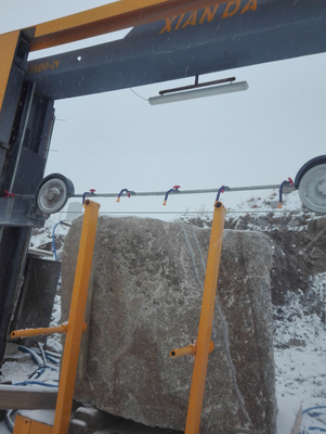 Máquina de Serra de Arame Diamante para Mergulho em Blocos por Controlo PLC