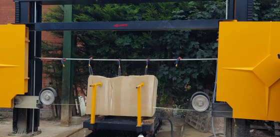 Máquina de Serra de Arame Diamante para Mergulho em Blocos por Controlo PLC