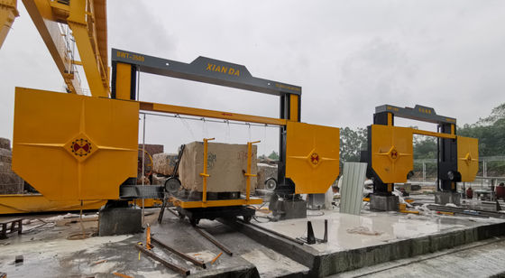 Máquina de Serra de Arame Diamante para Revestimento de Blocos por PLC