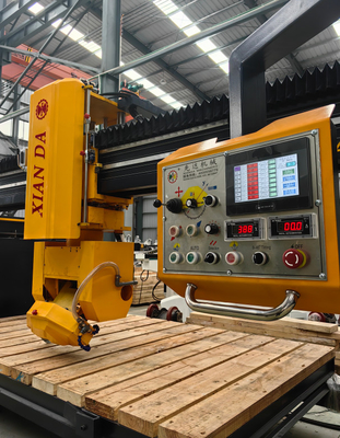 Máquina de corte de pontes integrada PLC com ângulos de inclinação de 0-85° para lajes