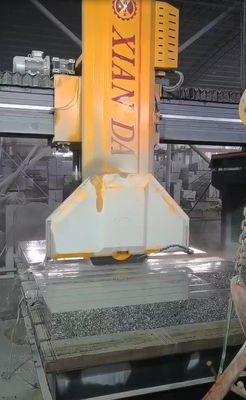 Máquina de corte de lajes de pedra de quatro colunas