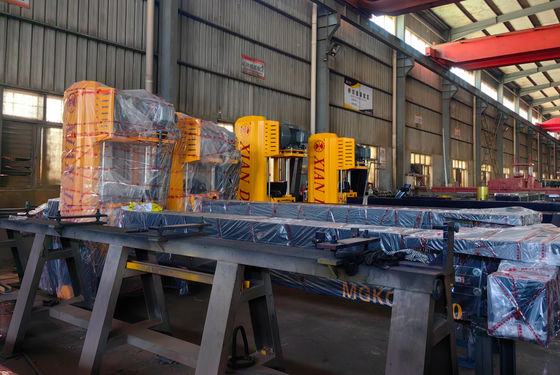 Máquina de corte de lajes de pedra de quatro colunas