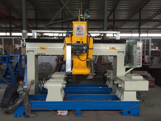 PLC / CNC Alta precisão Quatro Pcs Blauster máquina de corte para pilar, coluna Caps, bloqueio de estrada