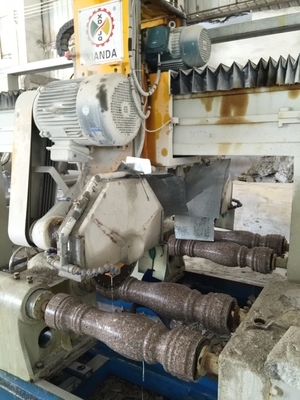 PLC / CNC Alta precisão Quatro Pcs Blauster máquina de corte para pilar, coluna Caps, bloqueio de estrada