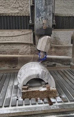 Máquina de escultura de pedra de 4 eixos CNC