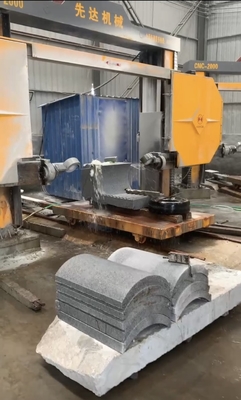 Máquina de corte de perfis de serradura de arame de diamante de mármore de granito